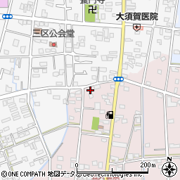 静岡県浜松市中央区恒武町410周辺の地図