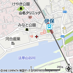 兵庫県高砂市伊保港町周辺の地図
