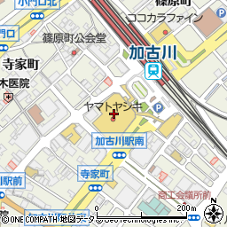 メガネのやまもと加古川店周辺の地図