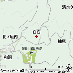 京都府木津川市加茂町銭司白石周辺の地図