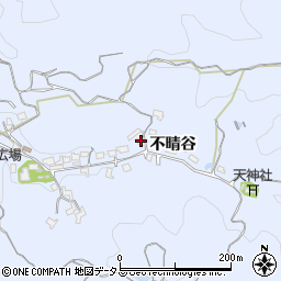 京都府木津川市山城町神童子不晴谷60周辺の地図