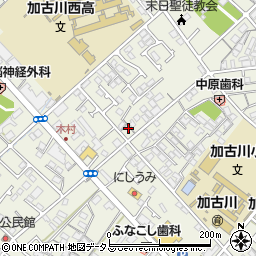 兵庫県加古川市加古川町本町82周辺の地図