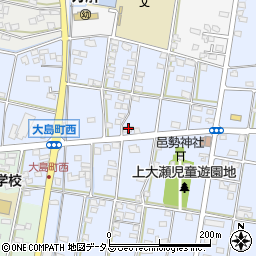 静岡県浜松市中央区大島町1337周辺の地図