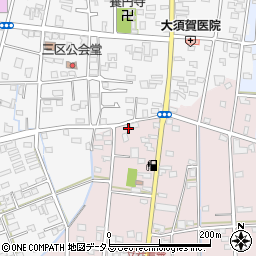 静岡県浜松市中央区恒武町411周辺の地図