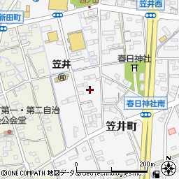 静岡県浜松市中央区笠井町1314周辺の地図