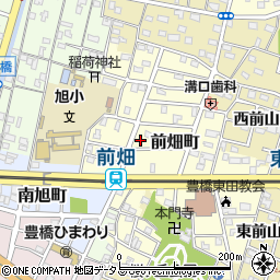 愛知県豊橋市前畑町59周辺の地図
