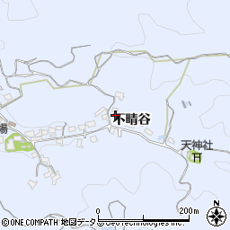 京都府木津川市山城町神童子不晴谷43周辺の地図