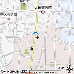 静岡県浜松市中央区恒武町522周辺の地図