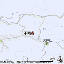 京都府木津川市山城町神童子不晴谷28周辺の地図