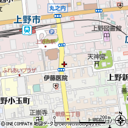 三重県伊賀市上野東町周辺の地図