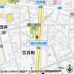 静岡県浜松市中央区笠井町1347周辺の地図