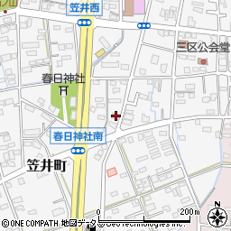 静岡県浜松市中央区笠井町1368周辺の地図