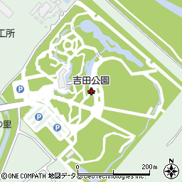 静岡県営吉田公園周辺の地図
