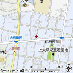 静岡県浜松市中央区大島町1338周辺の地図