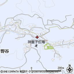 京都府木津川市山城町神童子不晴谷169周辺の地図