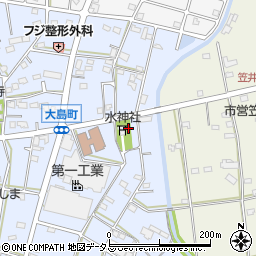 静岡県浜松市中央区大島町42周辺の地図
