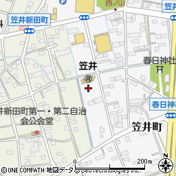 静岡県浜松市中央区笠井町1287周辺の地図