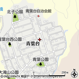 兵庫県神戸市北区青葉台周辺の地図