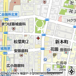 松葉パーク駐車場周辺の地図