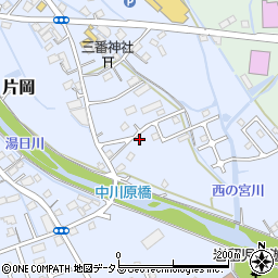 静岡県榛原郡吉田町片岡1088周辺の地図