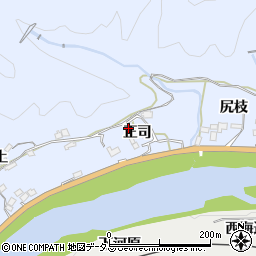 京都府相楽郡笠置町有市正司周辺の地図