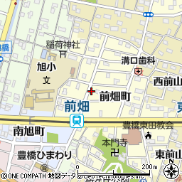 愛知県豊橋市前畑町58周辺の地図