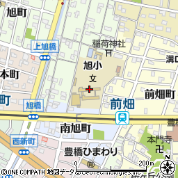 豊橋市立旭小学校周辺の地図