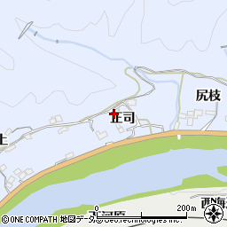 京都府笠置町（相楽郡）有市（正司）周辺の地図