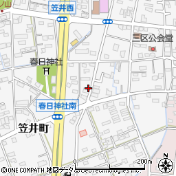 静岡県浜松市中央区笠井町1367周辺の地図