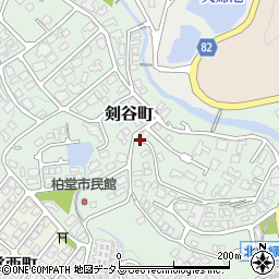 兵庫県西宮市剣谷町周辺の地図