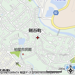 兵庫県西宮市剣谷町周辺の地図
