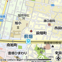 愛知県豊橋市前畑町62周辺の地図