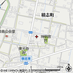 静岡県浜松市中央区積志町1073周辺の地図