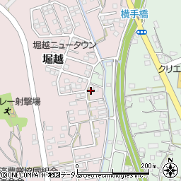 静岡県袋井市堀越1527-1周辺の地図