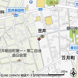 静岡県浜松市中央区笠井町1285周辺の地図