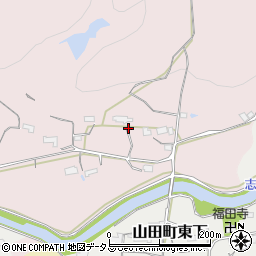 兵庫県神戸市北区山田町坂本（東）周辺の地図