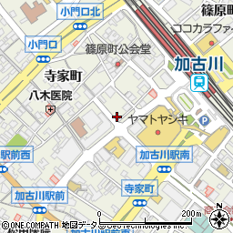 兵庫県加古川市加古川町篠原町302周辺の地図