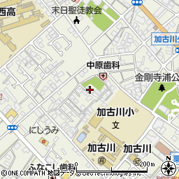 加古川料理専修学校周辺の地図