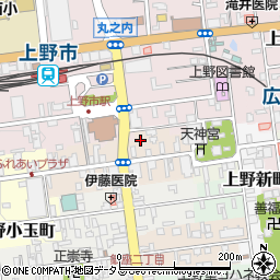 スクールＩＥ伊賀上野校周辺の地図
