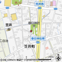 静岡県浜松市中央区笠井町1325周辺の地図