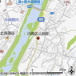 川南区公民館周辺の地図