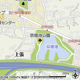 京徳池公園周辺の地図