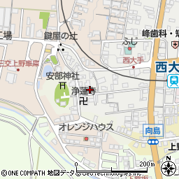 三重県伊賀市上野西大手町3880周辺の地図