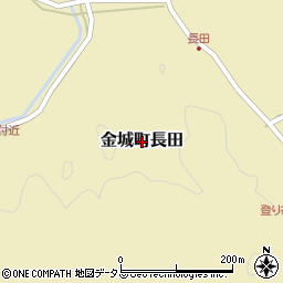 島根県浜田市金城町長田周辺の地図