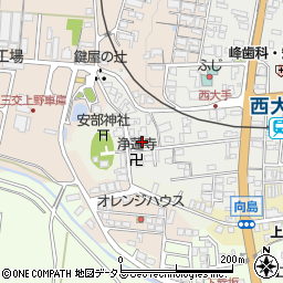 三重県伊賀市上野西大手町3881周辺の地図