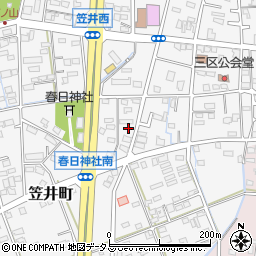 静岡県浜松市中央区笠井町1365周辺の地図
