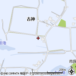兵庫県神戸市西区神出町古神885-1周辺の地図