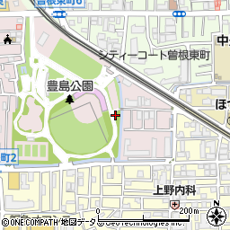 豊島公園トイレ１周辺の地図