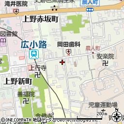 三重県伊賀市上野農人町438-3周辺の地図