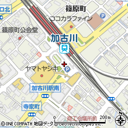 加古川警察署加古川駅前交番周辺の地図